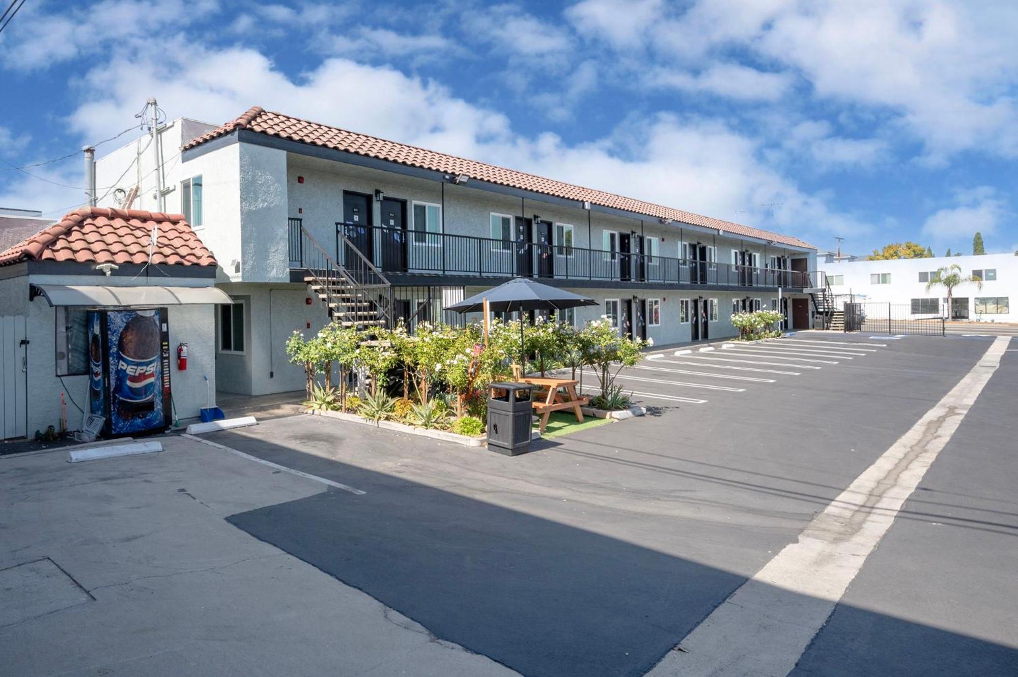 Unik Motel Los Angeles Exteriör bild
